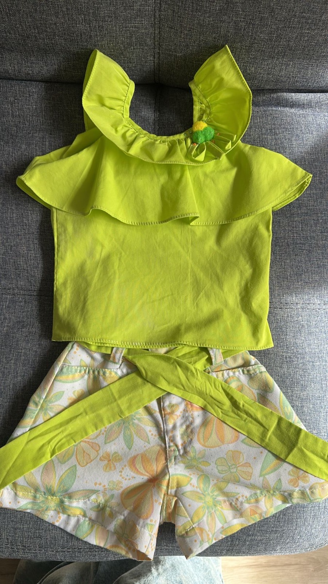 Conjunto de Verano Niña - Verde -  18 meses