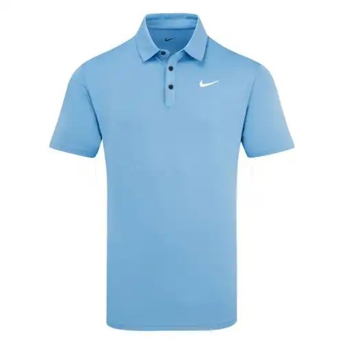 Camiseta de golf Nike azul claro